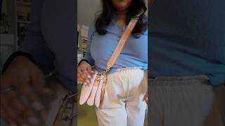 Pink denim coussin x sporty strap!?