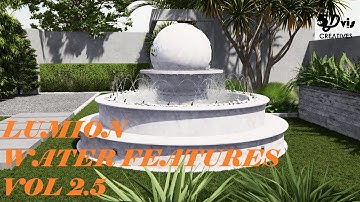 Lumion animated fountain features Volume 2.5 [5dvis Creatives]