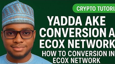 Yadda ake conversion a EcoX network - How to conversion green point to ECX