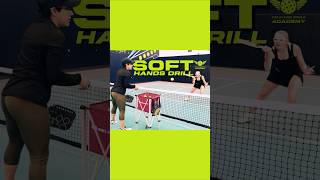 🚨Dinking Drill: How to Have Soft Hands in Pickleball #pickleball #pickleballcoach #pickleballtips