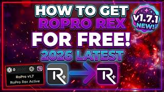 How To Get Ropro Rex For Free V1.7.1 Latest Roblox Extension