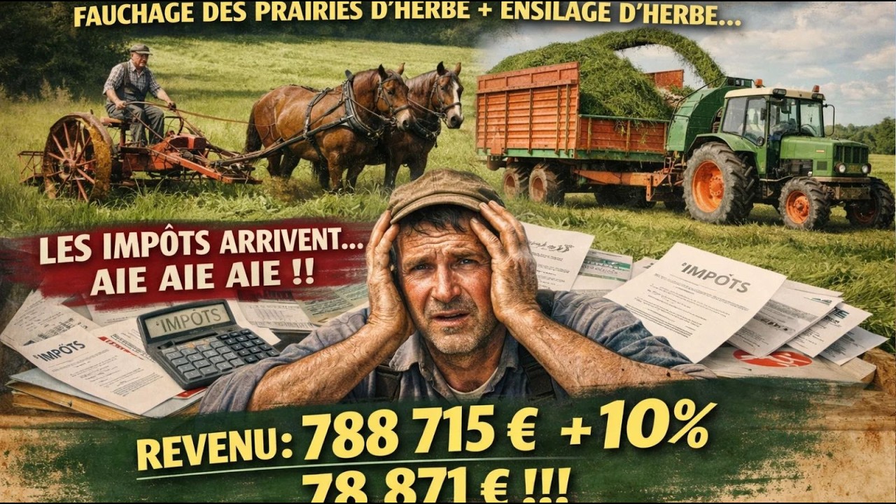 FAUCHAGE DES PRAIRIE D'HERBE+ENRUBANNAGE//EPISODE/29/ABONNEE 1817/5000