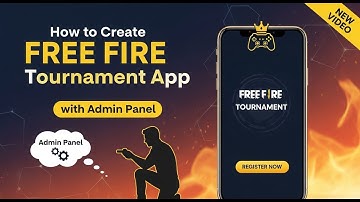 Create Your Own Free Fire Tournament App || How to create Free Fire Tournament App ||