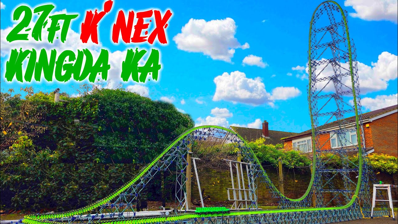 Mann baut 27 Fuß großes K'Nex-Modell von Kingda Ka (derzeit höchste und schnellste  Achterbahn der Welt, Abriss geplant für '25) : r/videos, image size:1280x720
