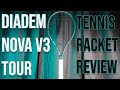 This is wayy better than the babolat pure drive  diadem nova v3 tour tennis racket review