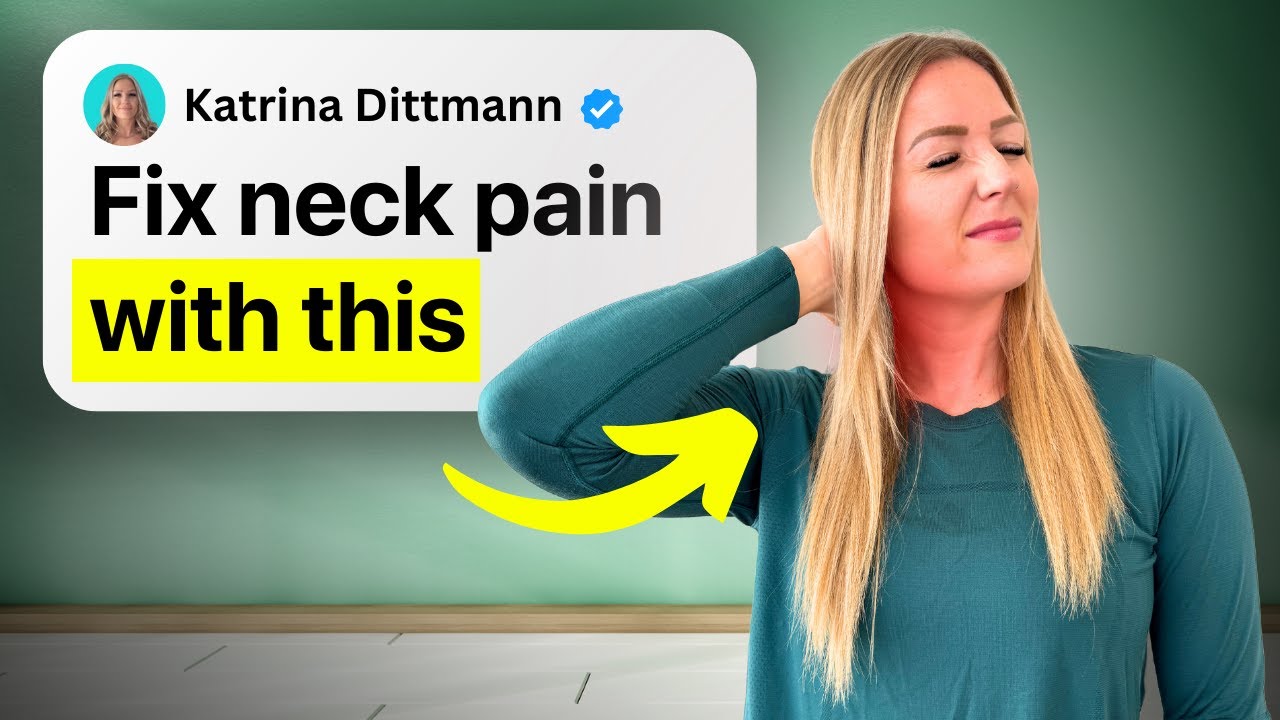 Neck Pain Relief Exercises in 4 min - YouTube