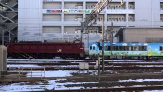 【JR】EF81-141+キハ100-1+100-3入換 水戸