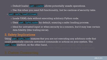 Understanding the differences between yaml.load and yaml.safe_load in Python
