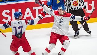 Jakub Vrana dvakrát skóroval při výhře České republiky 5:2 proti Švédsku na mistrovství světa IIHF