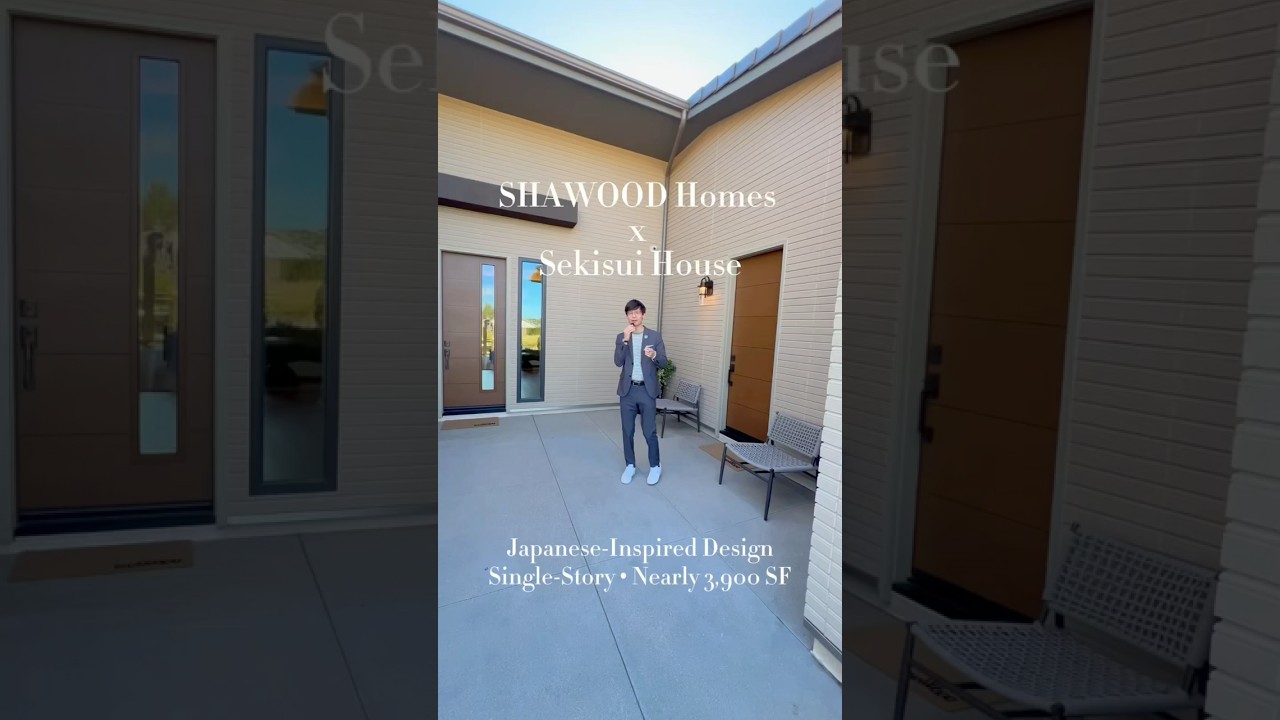 Come tour this Japanese home builder home with me