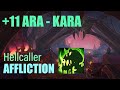 +11 Ara Kara | Affliction Warlock | World of Warcraft The War Within M+