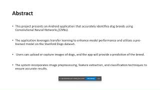 Dog Breed Identification Software Project