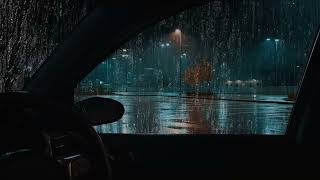 Heavy Rain on Car Roof 🌧️ Cozy Storm Sounds for Sleeping, Relaxation &amp; Stress Relief