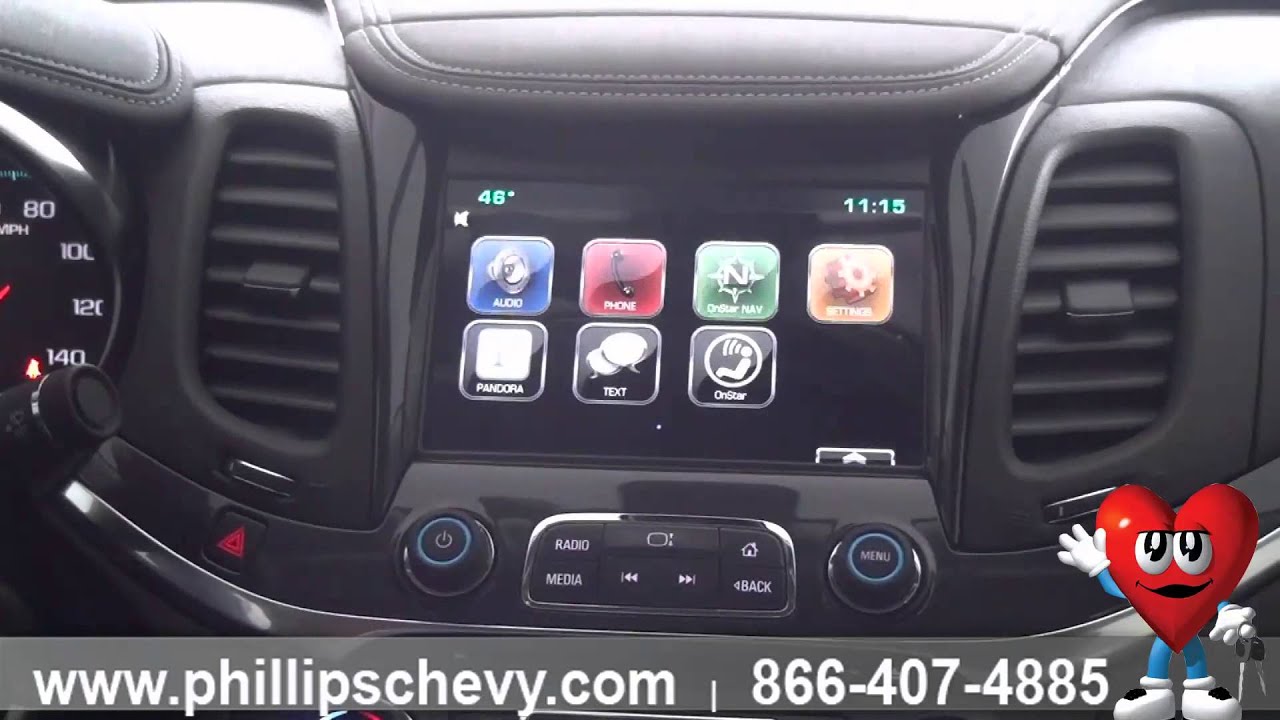 2015 Chevy Impala 1lt Interior Features Phillips Chevrolet Chicago Dealership New Car Sales