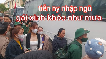 Toàn cảnh ngày hội tòng quân huyện Lục Ngạn, Bắc Giang. Nhiều gái xinh khóc đưa bạn trai lên đường