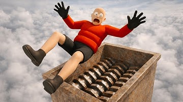 RAGDORE / GORAG - Ragdoll vs Shredder: Crazy Experiments #29