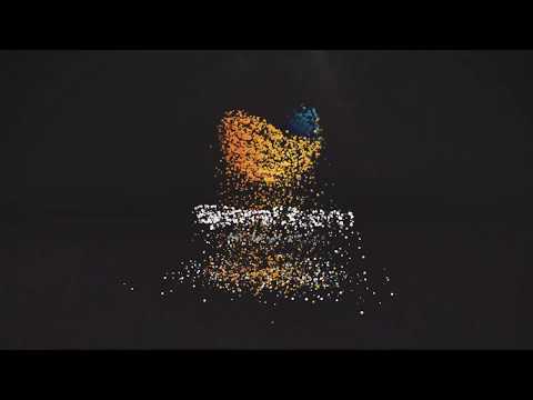SybraChem 3D particles logo build and break video