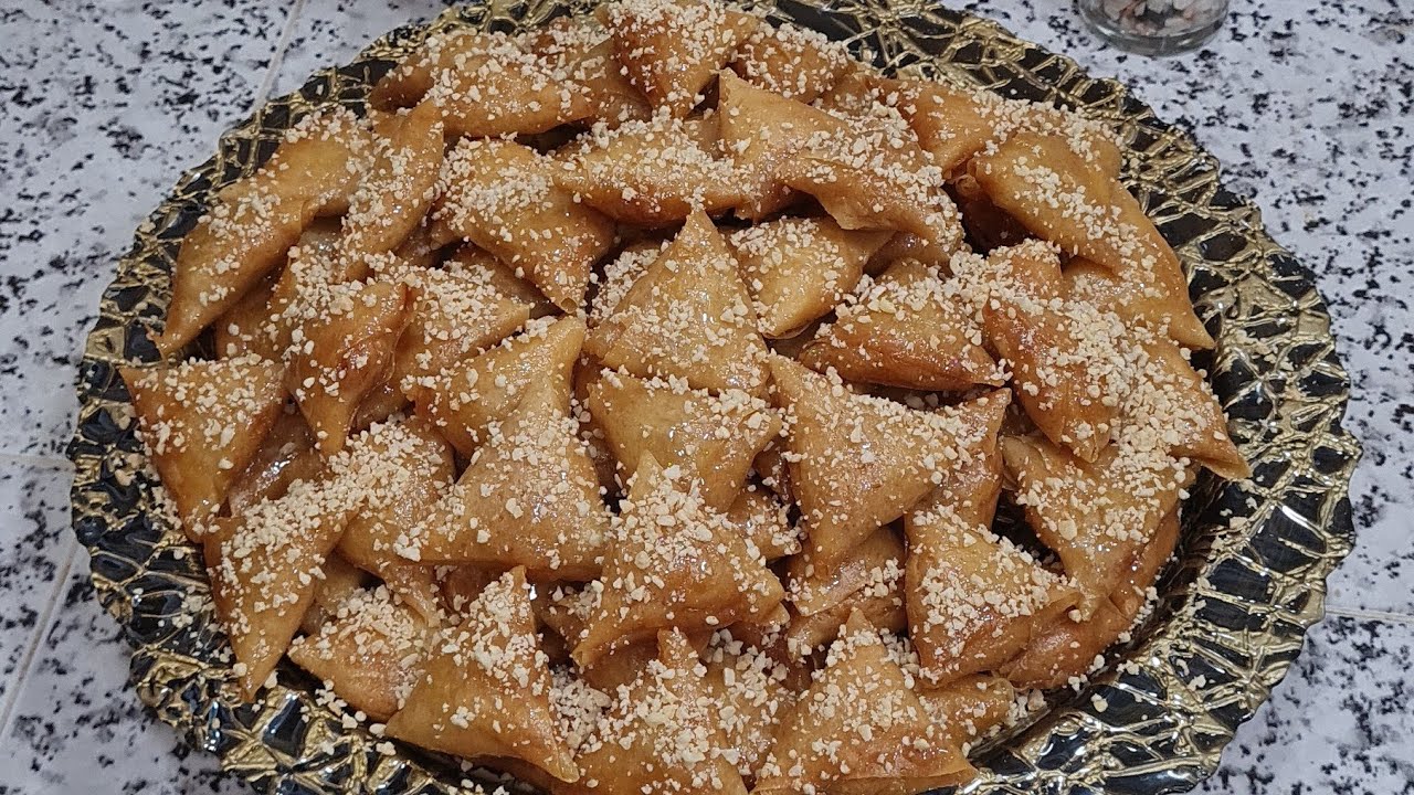 البريوات باللوز مع عسل الليمون | توازن مثالي بين القرمشة والحلاوة👌🏻😋