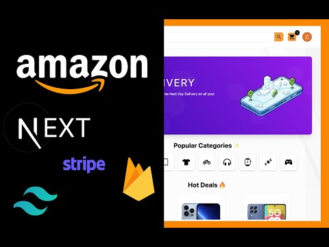 🔴 Let’s Build Amazon Clone Using Next Js 13, Tailwind CSS, Firebase and Stripe Checkout