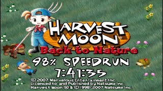 [WR] Harvest Moon: Back to Nature 98% Speedrun in 7:41:35 screenshot 1