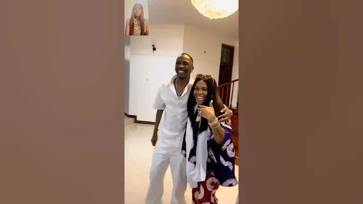 Nigerian actress, Iyabo Ojo, the Queen mother and her son in law Juma Jux’s beautiful moments