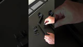 Video Armado Soporte Brazo Doble Monitor Notebook Escritorio Negro LEVO