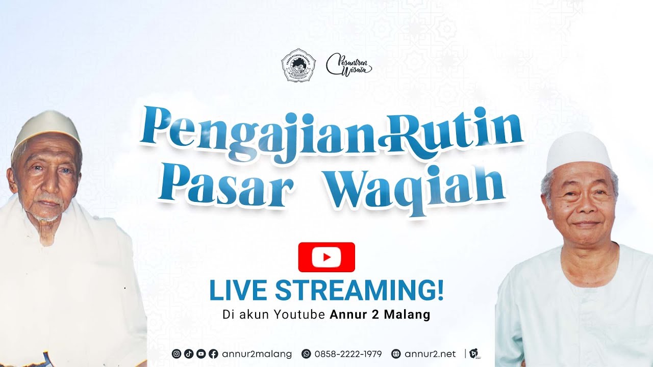 🔴Live Streaming Pasar Waqiah “Ngaji Kitab Jamius Shagir bersama Kiai Ahmad Zainuddin”