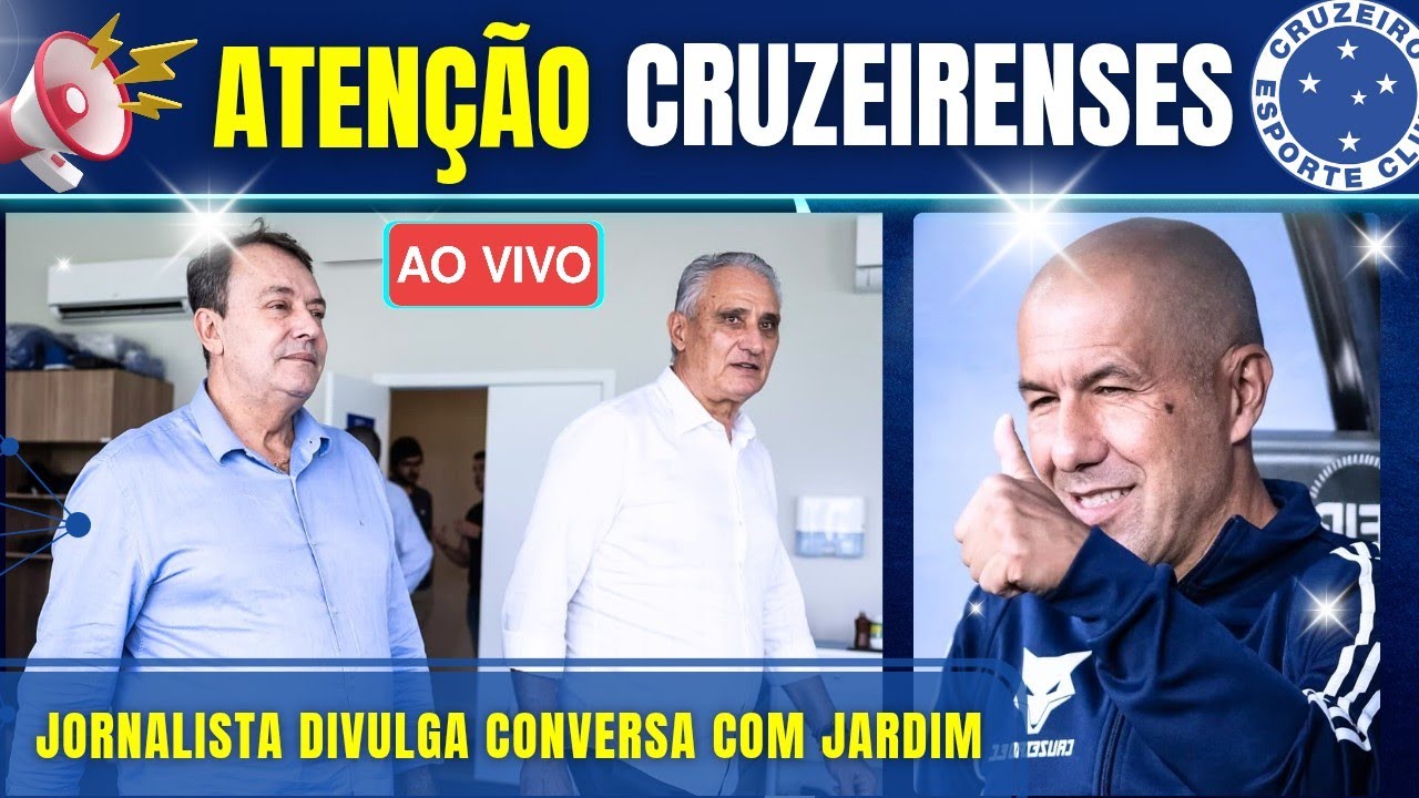 📢 PODE VOLTAR ? | JAECI DIVULGA PRINTS DE CONVERSA COM JARDIM / E MAIS NOTÍCIAS DO CRUZEIRO AO VIVO.