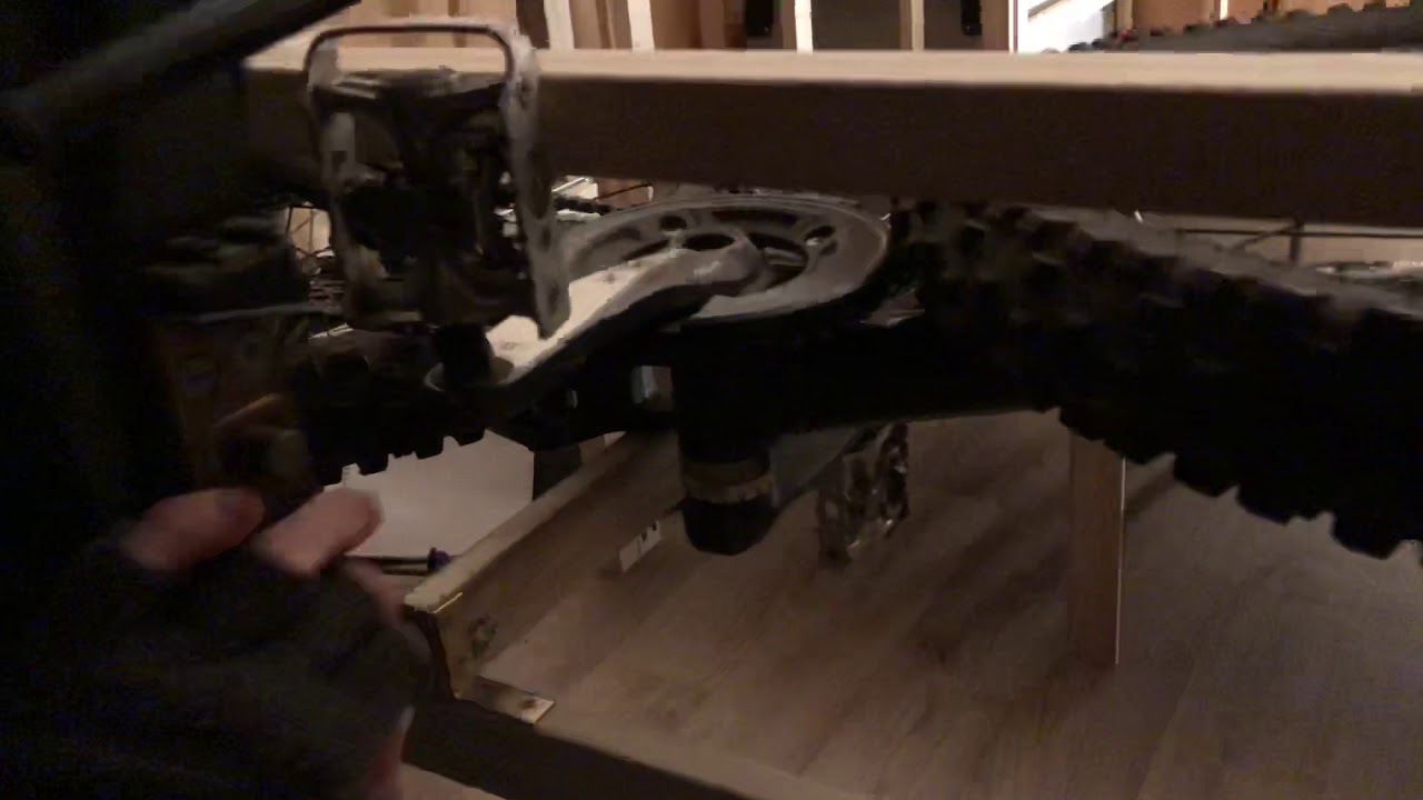 Pull out bike rack in a MB 508