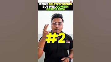2023 Deleted Topics Returning in CBSE Class 10 Physics Board Exam 2024! 📚🔍 #AbhishekSir