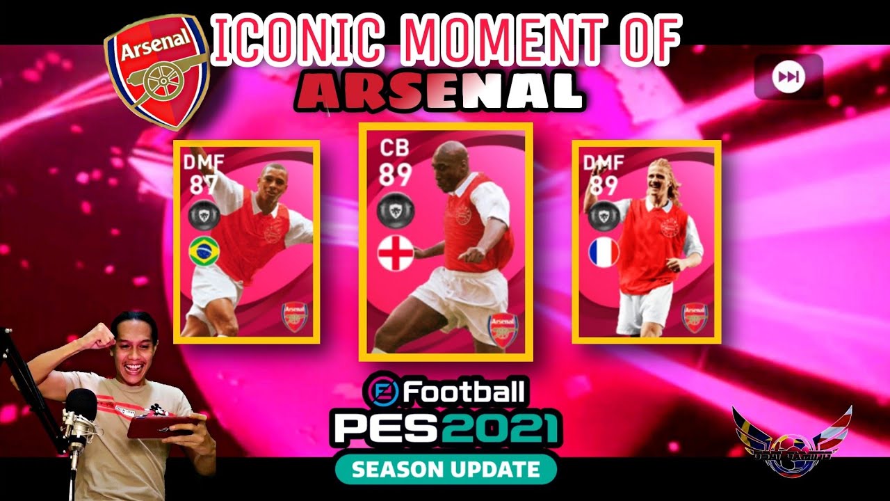 ICONIC MOMENT ARSENAL PACK OPENING | pes 2021 mobile