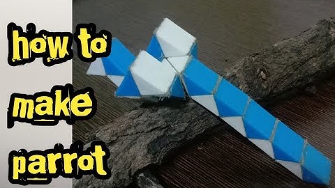 snake cube parrot || Snake puzzle || || Rubiks snake || Rubik