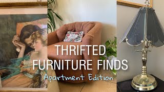 Buying Thrift Store Furniture + Decor For My Apartment