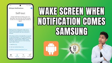 How to Wake Screen When Notification Comes Samsung - Full Tutorial