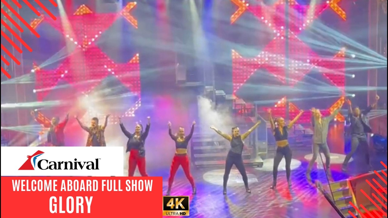 VACATION MODE: ON! 🥳 Carnival Glory Welcome Aboard Show 2026