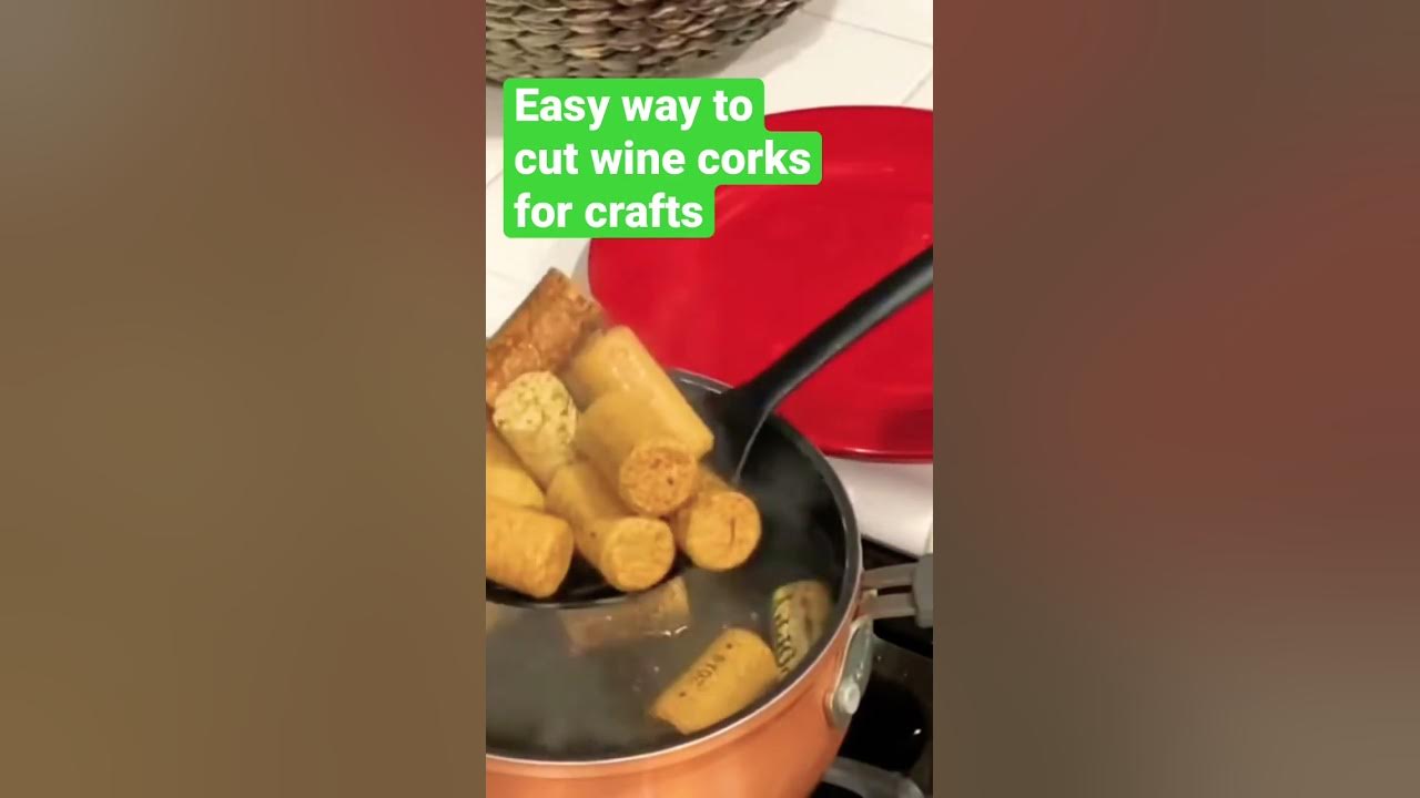 How to Cut Wine Corks- Best tip for wine cork crafts 