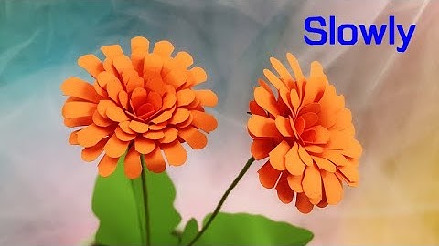 ABC TV | How To Make Twisted  Paper Flower #1 (Slowly) - Craft Tutorial