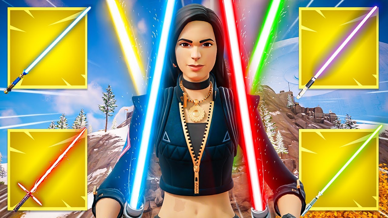 Chica Does the *IMPOSSIBLE* Light Saber Only Challenge!
