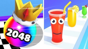 Ball Merge run 2048 Vs Juice Run ✳️❇️All New Levels All Update Walkthrough Android iOS Gameplay