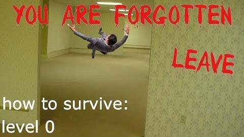 backrooms level 0 “tutorial level”