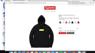 TASKBOT SUPREME BOX LOGO COOKOUT- TWO BOX LOGOS COPPED
