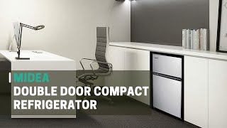 🗄 Midea: 3.1 Cu. Ft. Double Door Compact Refrigerator ( Compact Small Refrigerator)