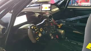 Dashboard of the racing car 
