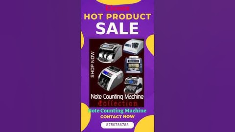 Elcons BUndle NOte Counting Machine  #notecountingmachine