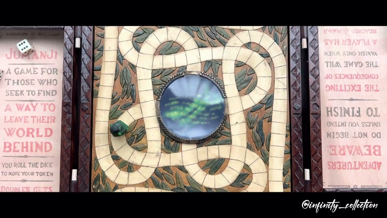 DIY Interactive Playable Jumanji Real Board Game. Whith Riddles