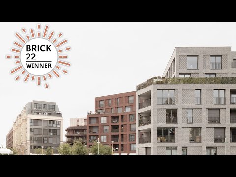 Brick Award 22 Winner Category Living together - 88 housing units + 1 retail space, Rue Danton