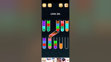 COLOR SORT PUZZLE LEVEL 294