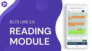 Conduct IELTS Reading test with IELTS LMS