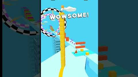 3D Games #Gameplay #Mobilegame Cube surfer : All Levels Gameplay  (i0S & Android) level-1