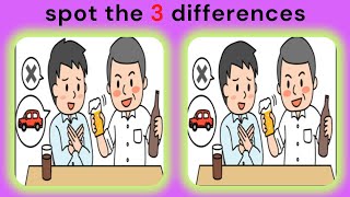 find the 3 difference |No676